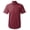 Burgundy, variant on Allsense Men’s Short Sleeve Performance Stretch Wrinkle Resistant Dress Shirt, Red, X-Large