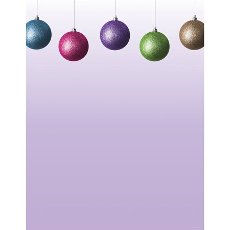 UPC: 0601952123009 | Great Papers Holiday Stationery Glitzy Bulbs 80/Count 2012300