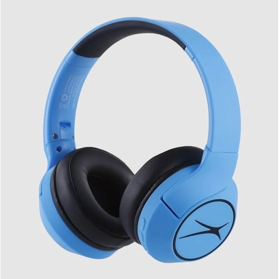 (Open Box) Altec Lansing Kid Safe Pro ANC Wireless Headphone with Tracker, Blue/Black