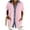 #092-Pink, variant on TaTaai Womens Short Sleeve Button Down Shirts Casual Denim Look Collared Blouses with Allover Print Loose Fit for Summer 1-Pack Gift