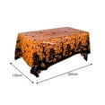 thumbnail image 3 of OUSITAID Eye-catching Table Cloth Wear-resistant Plastic Decorative Halloween Exquisite Tablecover for Kitchen, 3 of 12