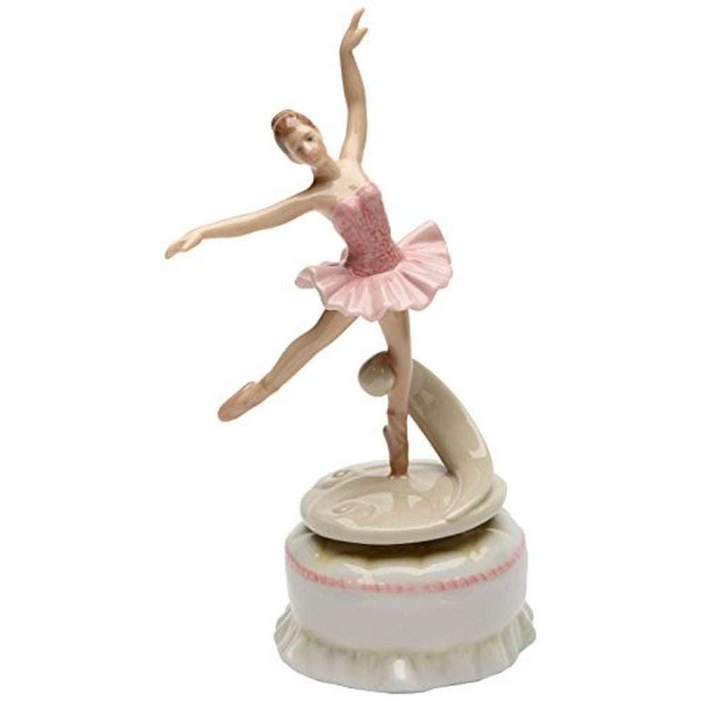 Cosmos Gifts 20866 Spinning Ballerina Musical Ceramic Figurine, 7-Inch ...