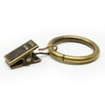 thumbnail image 5 of CHICOLOGY ESSENTIAL STEEL CLIP RINGS ANTIQUE BRASS 3/4-INCH 12-PACK, 5 of 5