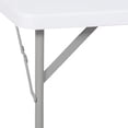 thumbnail image 3 of table Pliante Carrée de 34 Pouces, table de Cartes Pliante Commerciale en Plastique, avec Pieds de table Pliables, Convient à une Utilisation Intérieure et Extérieure dans les Cuisines Ou les Fêtes en Plein Air, Événements de Mariage, Blanc, table, 3 of 5