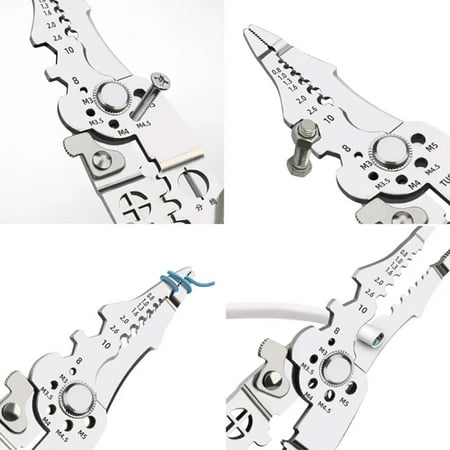 

Efficient Professional and High-Quality Multifunctional Electric Cable Stripping Tool for Easy Wire Stripping Crimping Cutting and Pliering Tasks at Home or Workplace in 2024