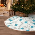 thumbnail image 5 of Rateoe Dachshund Dog Puppy Pattern Christmas Tree Skirt with Ties , Christmas Tree Decorations, Farmhouse Christmas Decor Xmas Holiday Decorations-48", 5 of 6