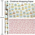 thumbnail image 4 of GRD Christmas Wrapping Paper, Reversible Silver Crystal Ball Design Gift Wrapping Paper Suitable for Christmas, Mini Roll (17 Inch X 32.8 Feet), 4 of 12