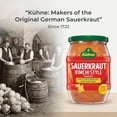 thumbnail image 6 of Kuhne Kimchi-Style Sauerkraut, Spicy, Tangy and Crunchy, Asian-Fusion Kimchi Perfect for Sandwiches and Side Dishes, 14.1oz Jar, 6 of 6