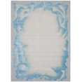 thumbnail image 2 of Nourison Prismatic Modern Abstract Sea Mist Blue 3'9" x 5'9" Area Rug, (4x6), 2 of 8