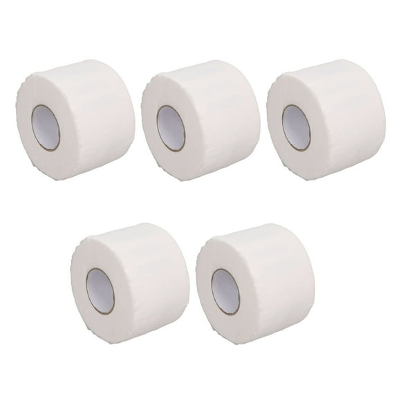 Papel de barbero, 5 rollos de papel de barbero desechable, papel de barbero, banda de papel para el cuello, elaborado con cuidado