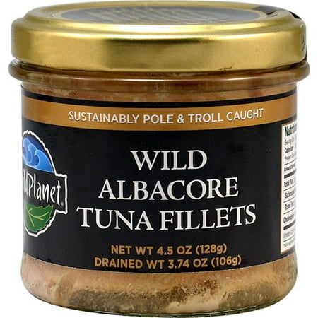 - Wild Planet Jarred Wild Albacore Tuna Fillets, 4.5 Oz