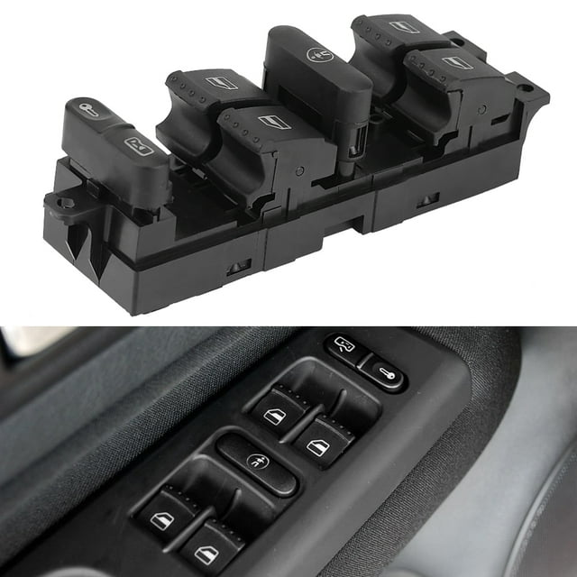 Panel de Ventana, Interruptor Maestro de Puerta, Control DE, Botón Elevador de Coche, Interruptor de Ventana para B5 Mk4 1998-2004, Delantero Izquierdo
