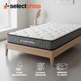 thumbnail image 4 of Colchón Individual En Caja Esponja Memory Foam De Alta Densidad Firmeza Media Suavidad Y Durabilidad Tecnología Híbrida Ortopédico (Blanca, Individual), 4 of 4