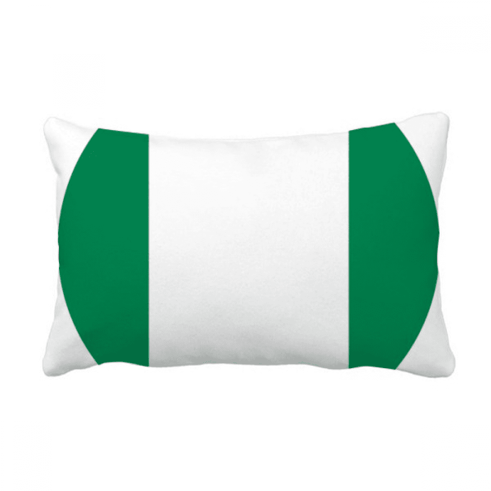 Nigeria Africa National Emblem Throw Pillow Lumbar Insert Cushion Cover