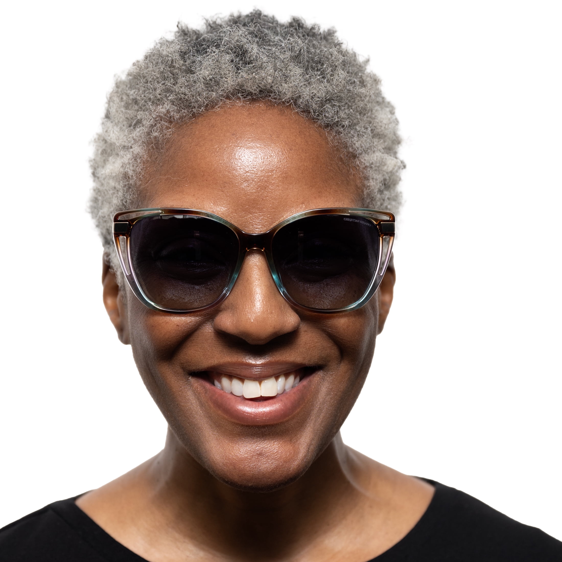 Christian Siriano Rx'able Womens Sunglasses, Liu, Multi Tortoise, 54.0-15.0-144