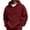 Wine, variant on LRGSHF Oversized Hoodies for Men Baggy Soft Fleece Pullover Sweatshirt, Drawstring Plain Streetwear Long‑Sleeve Athletic Top, Warm Loose‑Fit Winter Casual Hooded Shirt