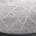 thumbnail image 3 of SAFAVIEH Hanna Riley Diamond Area Rug, Ivory/Light Grey, 6'7" x 6'7" Round, 3 of 8