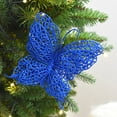 thumbnail image 4 of AMERTEER 12Pcs/Set Widget Decor Hollow Out Simulation PVC Creative Merry Christmas Butterfly Ornament for Home, 4 of 9
