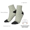 thumbnail image 6 of Fuzoiu Leaves Print Adult Socks, Crew Moisture-wicking Socks, Unisex Cushion Crew Socks,Casual Sports Ankle Socks, 6 of 7