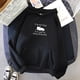 thumbnail image 2 of Sudadera con capucha de manga larga para mujer, ropa de calle divertida, no soy mujer, Kpop, Harajuku, gráfico de gato de dibujos animados, letras perezosas, 2 of 5