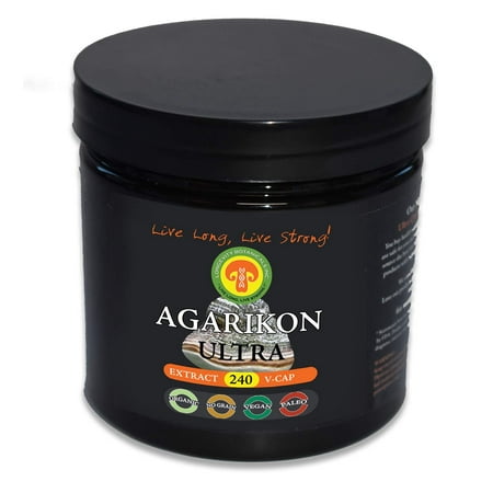 Longevity Botanicals Agarikon Mushroom Powder Extract Vegan Capsules Organic 100% Fruiting Body No Filler High Potency Anti-inflammatory Anti-Viral Candida Nootropic Adaptogen Laricifomes