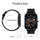 thumbnail image 4 of Smart Watch Fitness Tracker con pantalla táctil de 1.69 '' Step Contador de calorías Monitor de acti Eccomum Negro, 4 of 7