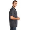 thumbnail image 3 of Sport-Tek Micropique Sport Wick Piped Polo-S (Iron Grey/ White), 3 of 6