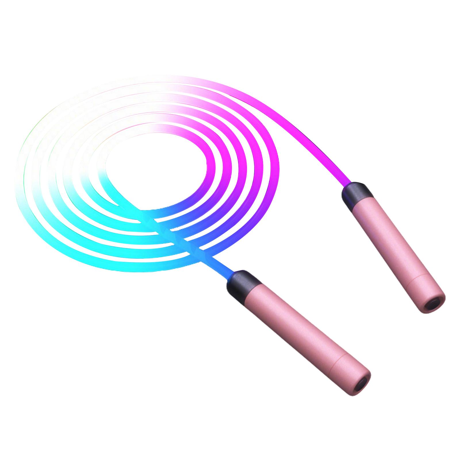 Jump Rope Skipping Rope Fitness Equipment Glowing with Bright Lights for Kids Girls Boys Outdoor Activities