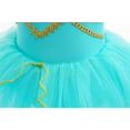 thumbnail image 6 of ATAIKU 3-9Y Kids Girls Princess Ballet Dress Off-shoulder Leotards Skirted Tutu Dancewear Halloween Christmas Party Dress, 6 of 10