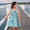 thumbnail image 2 of TAIAOJING Toddler Baby Kids Girls Sleeveless Strap Summer Beach Dresses Casual Clothes, 2 of 9