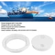 thumbnail image 1 of Cubierta de cubierta marina, cubierta de escotilla de inspección de barco redonda blanca de 4 pulgadas, piezas marinas resistentes a la corrosión anti-uv (1 unidad, blanco) ZefeiWu 8390615443241, 1 of 1