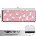 thumbnail image 5 of Kitchen Rugs Sets Of 2,Pink Chicken Pattern Anti Fatigue Kitchen Mat Rugs Non Slip Washable,Decorative Kitchen Floor Mats for Kitchen,Sink,Laundry,17"x47"+17"x47", 5 of 5