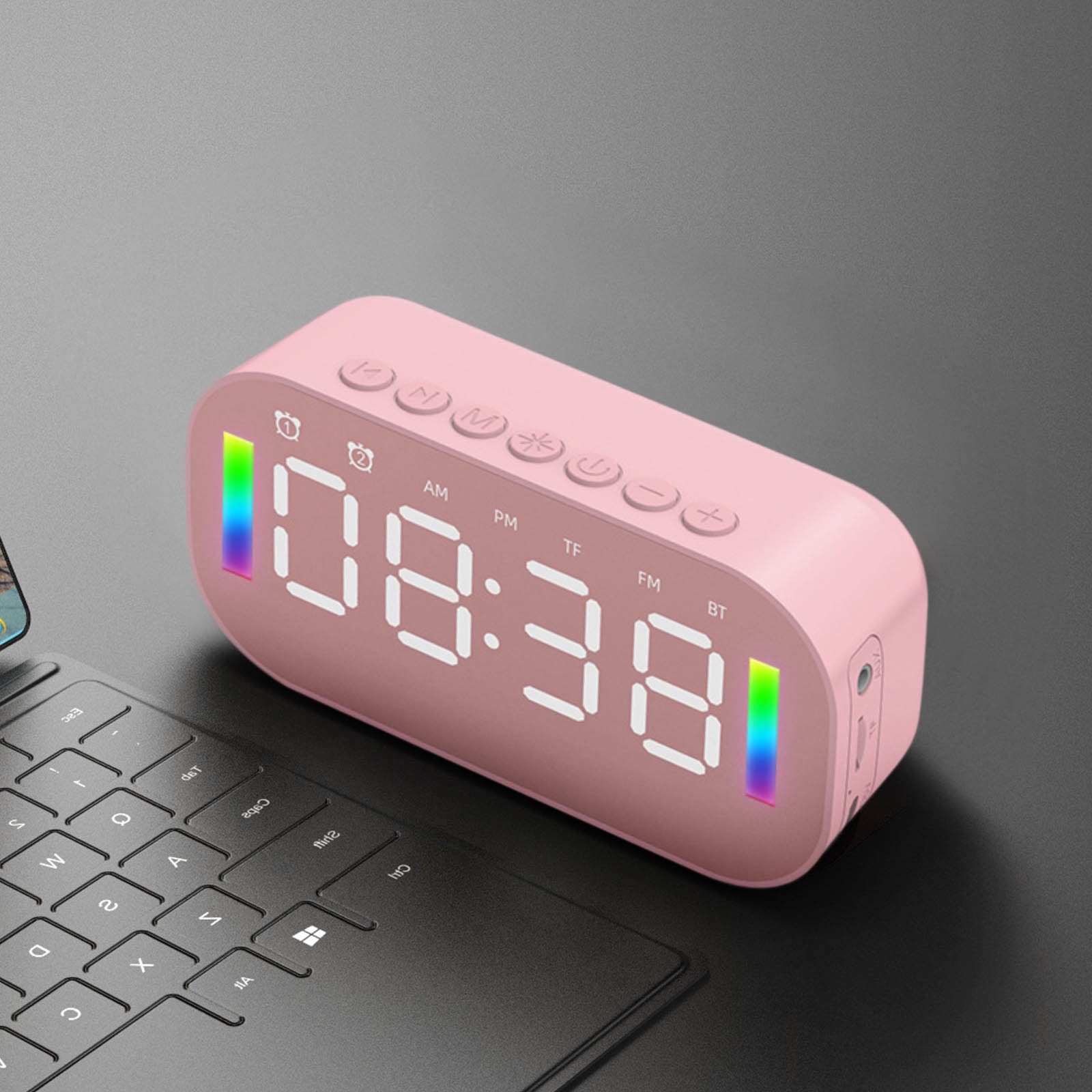 Dvkptbk Wireless Bluetooth Speaker With FM Radio Mini Portable Card
