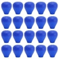 thumbnail image 1 of 20pcs Makeup Brush Covers Portable Silicone Cosmetic Brush Storage Protection Cover Blue M, 1 of 14