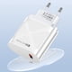 thumbnail image 1 of Cargadores De Teléfonos Móviles Carga de teléfono de 25 W AC100-240V Carga rápida USB para iPhone 14 Pro (Blanco UE), 1 of 5