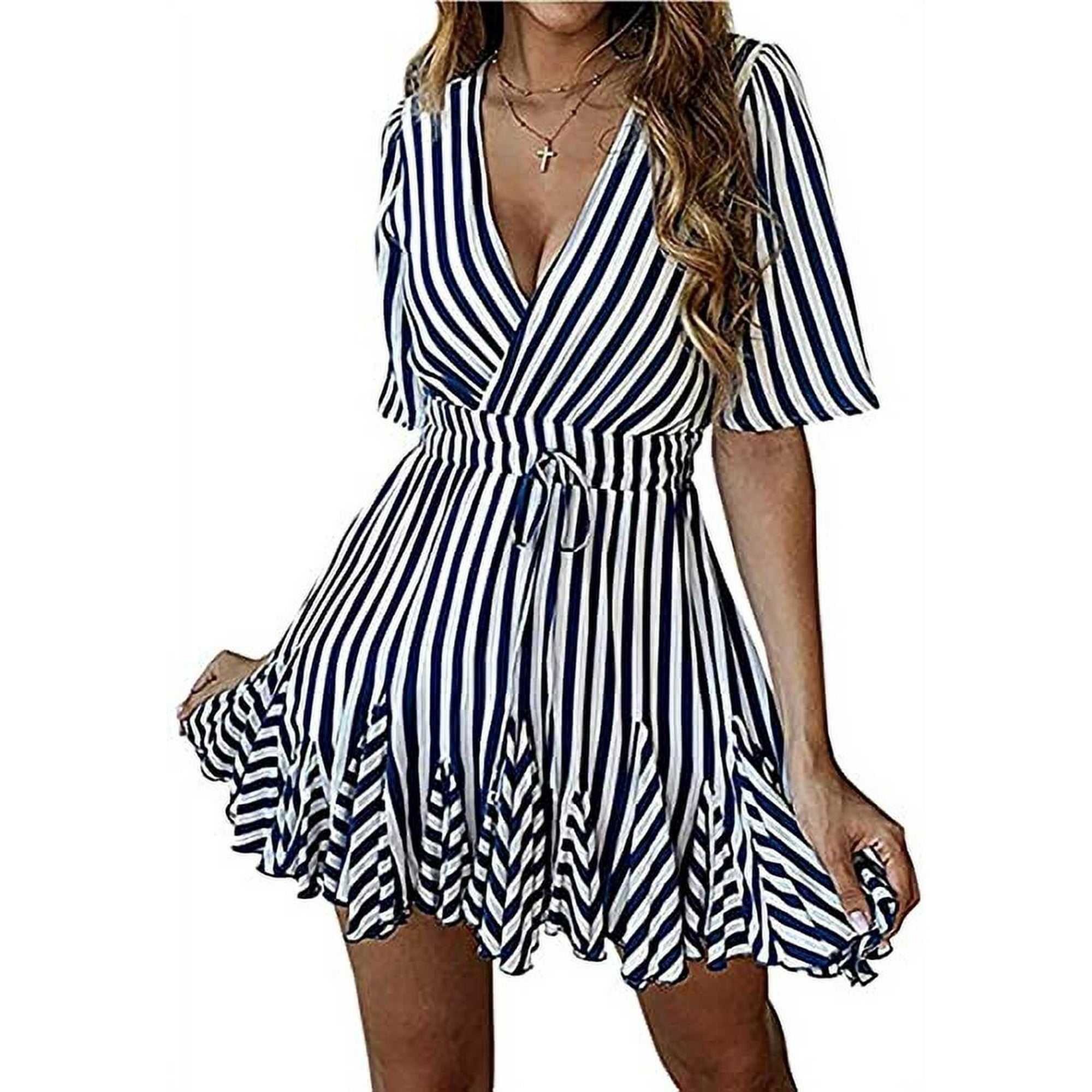 Black v neck dress short sleeve hot sale