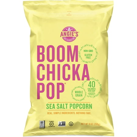 Angie's BOOMCHICKAPOP Sea Salt Popcorn, 9 oz.