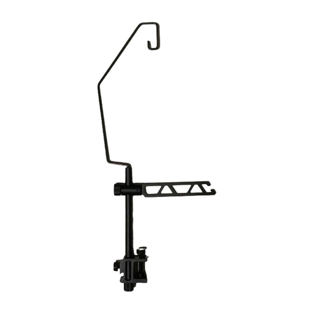 Soporte de luz para linterna de camping, soporte extraíble y portátil con gancho para colgar. 21 cm