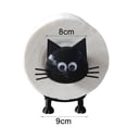 thumbnail image 5 of Shoreew Funny Paper Holder Free Standing Toilet Roll Holder 3D Printed Black Cat Tissue Paper Holder Bathroom Decoration, 5 of 7