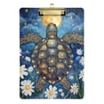 thumbnail image 6 of ALAZA Plastic Clipboard A4 Letter Size Decorative Clipboards for Students Women Men 9" x 12.5" Sea Turtle Daisy Flower, 6 of 6