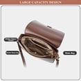 thumbnail image 4 of Women's Small Square Handbag and Purse Genuine Leather Fashion Commuting Shoulder Bag Satchel Crossbody for Daily Use, 4 of 7