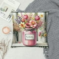 thumbnail image 2 of GOSMITH  Spring Pillow Covers Pink Farmhouse Throw Pillowcases Tulip Flower Vase Truck for Spring Home Outdoor Decor Sofa Living Room Decorative, 2 of 5