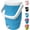 Blue, variant on 3D Printed Can Insulator Soda Holder, Mini Can Cooler Cup Beverage Soda Beer Drink Holder Insulator Chiller Sleeve Slim Standard Portable Double Lightweight Travel Camping Outdoor(Black)