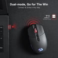 thumbnail image 3 of Ratón inalámbrico para juegos Redragon M719 Pro 10.000 DPI RGB, 3 of 8