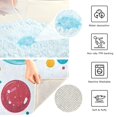 thumbnail image 3 of Yayeee Bath Rug for Bathroom Floor Non Slip Contour Fluffy Soft Absorbent Mat, 20"x24", Bubbles Hamburger, 3 of 7