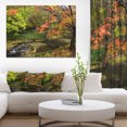thumbnail image 1 of Fall Trees in Bright Colors - Landscape Canvas Art Print, 1 of 1