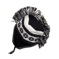 thumbnail image 3 of Top Headwear Peruvian Chullo Hat - Diamond - Black/White, 3 of 3