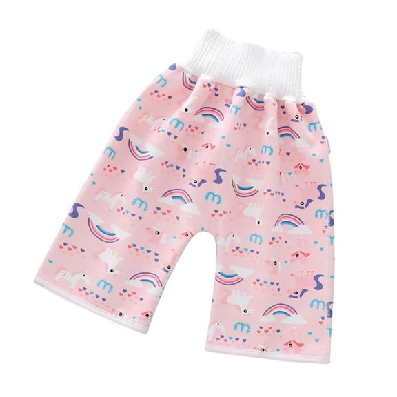 TAIAOJING Toddler Baby Kids Waist Elastic Diaper Shorts Comfy Loose Children's Leakproof Waterproof And Girls Pants Trendy Clothes, M