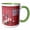 Green/White, variant on 3drose, Usa, Massachusetts, Cape Ann, Rockport. Lobster Buoys, 11oz Mug