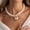 Cream, variant on NICKSUN Chunky Heart Necklaces for Women, Colorful Resin Beaded Choker Necklace, Cute Gold Puffy Heart Statement Necklace Trendy Acrylic Choker Jewelry Gift